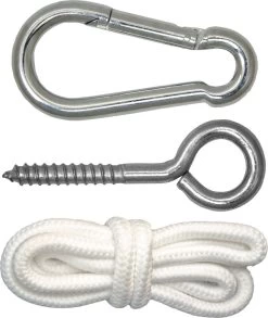 Metalen Ophangset Tot 160kg - Massieve Bevestiging Set Voor Hangstoel Hangmat - Plafond Wand Montage -Gardena Winkel 1013x1200