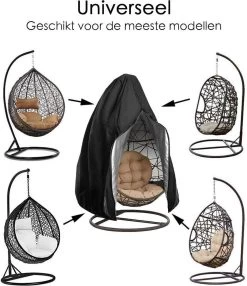 Beschermhoes Hangstoel Egg - Waterproof - Universeel Model - Hoes Van Egg Chair - Waterdichte Beschermer Voor Egg Stoel Met Standaard -Gardena Winkel 1035x1200