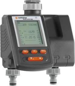 GARDENA Besproeiingsomputer MultiControl Duo - 3 Besproeiingen Per Dag - 1min Tot 3u 59min. -Gardena Winkel 1037x1200
