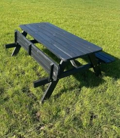 Goedkopepicknicktafels.nl | Zwarte XL Picknicktafel | Tuintafel 6 Persoons | Zwart Gespoten Gedroogd Grenen Hout! 9 Goedkopepicknicktafels.nl | Zwarte XL Picknicktafel | Tuintafel 6 Persoons | Zwart Gespoten Gedroogd Grenen Hout! -Gardena Winkel 1045x1200 1