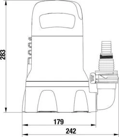 Gardena Dompelpomp 9000 Rvs 24,2 X 28,3 Cm Zwart/grijs -Gardena Winkel 1047x1200 2
