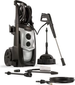 Powerplus POWXG90425 Hogedrukreiniger - 2500W - Max. 195 Bar - 468 L/h - Incl. 8m Slang, Terrasreiniger En Accessoires - Reiniger Voor Auto, Fiets En Meubelen