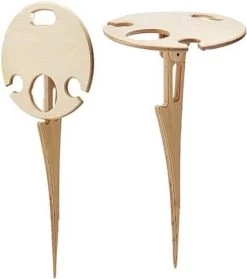 Merkloos Opvouwbare Wijntafel - Picknicktafel - Wijn Bijzettafel - Mannen Gadget - Vrouwen Cadeautjes - Moederdag Cadeautje - Bijzettafel Rond - Hout 5 Merkloos Opvouwbare Wijntafel - Picknicktafel - Wijn Bijzettafel - Mannen Gadget - Vrouwen Cadeautjes - Moederdag Cadeautje - Bijzettafel Rond - Hout -Gardena Winkel 1062x1200