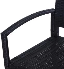 Outsunny Polyrotan Tuinbank 2-zits Parkbank Bank Staal Zwart 867-022 17 Outsunny Polyrotan Tuinbank 2-zits Parkbank Bank Staal Zwart 867-022 -Gardena Winkel 1102x1200 1