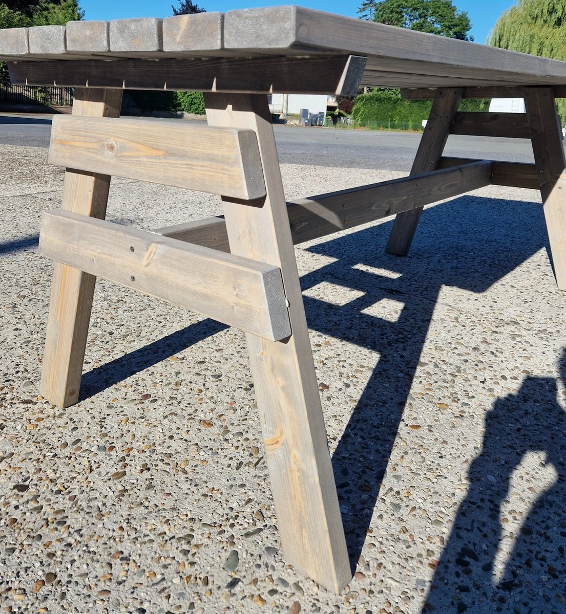 Jee & Bee Tuintafel 6 Persoons (grijs) 2 Jee & Bee Tuintafel 6 Persoons (grijs) - Afbeelding 2