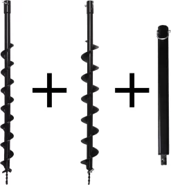 Kibani Grondboor 52cc Benzine + Grondboren Set 60 Mm + 80 Mm + 100 Mm + 150 Mm + 2 Verlengstukken - Palenboor - Grondboor Machine -Gardena Winkel 1110x1200 1