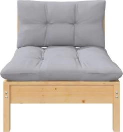 VidaXL 3-delige Loungeset Met Grijze Kussens Massief Grenenhout -Gardena Winkel 1118x1200 1