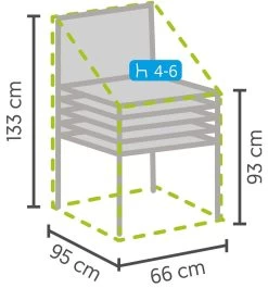 Weersbestendige Beschermhoes Stoel (4 Tot 6 Stapelstoelen) | 66 X 95 X 133/93 Cm (L) | Premium | Waterproof | TÜV Rheinland Gecertificeerd | Hoes Voor Tuin | Waterdicht | Solution Dyed (verkleuring Onmogelijk) | Grijs / Antraciet 13 Weersbestendige Beschermhoes Stoel (4 Tot 6 Stapelstoelen) | 66 X 95 X 133/93 Cm (L) | Premium | Waterproof | TÜV Rheinland Gecertificeerd | Hoes Voor Tuin | Waterdicht | Solution Dyed (verkleuring Onmogelijk) | Grijs / Antraciet -Gardena Winkel 1119x1200