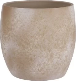 Mica Decorations Lester Bloempot - H31 X Ø33 Cm - Terracotta - Crème -Gardena Winkel 1129x1200 3