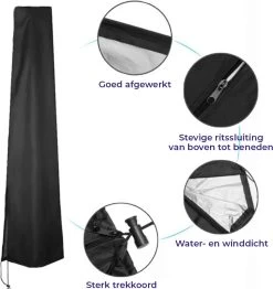Merkloos Parasolhoes Met Rits En Trekkoord – Beschermhoes Voor Zweefparasol & Staande Parasol – Waterdicht Afdekhoes – Hoes Voor Hangparasol – Inclusief Opberghoes – Zwart - 205 Cm 10 Merkloos Parasolhoes Met Rits En Trekkoord – Beschermhoes Voor Zweefparasol & Staande Parasol – Waterdicht Afdekhoes – Hoes Voor Hangparasol – Inclusief Opberghoes – Zwart - 205 Cm -Gardena Winkel 1130x1200 1