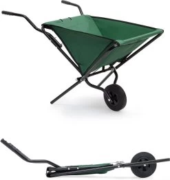 Relaxdays Kruiwagen Opvouwbaar - Inklapbare Tuinwagen - Vouwkruiwagen - Groen - 50 L -Gardena Winkel 1133x1200 1