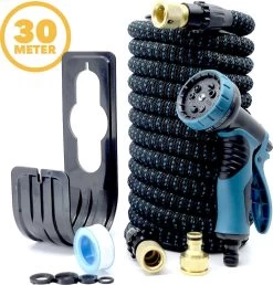 Complete Set Tuinslang Van 30 Meter Met Flexibel Ontwerp – Sproeikop Met 9 Standen – Licht In Gewicht & Makkelijk Opbergen – Uitrekbare Slang - -Gardena Winkel 1149x1200 3