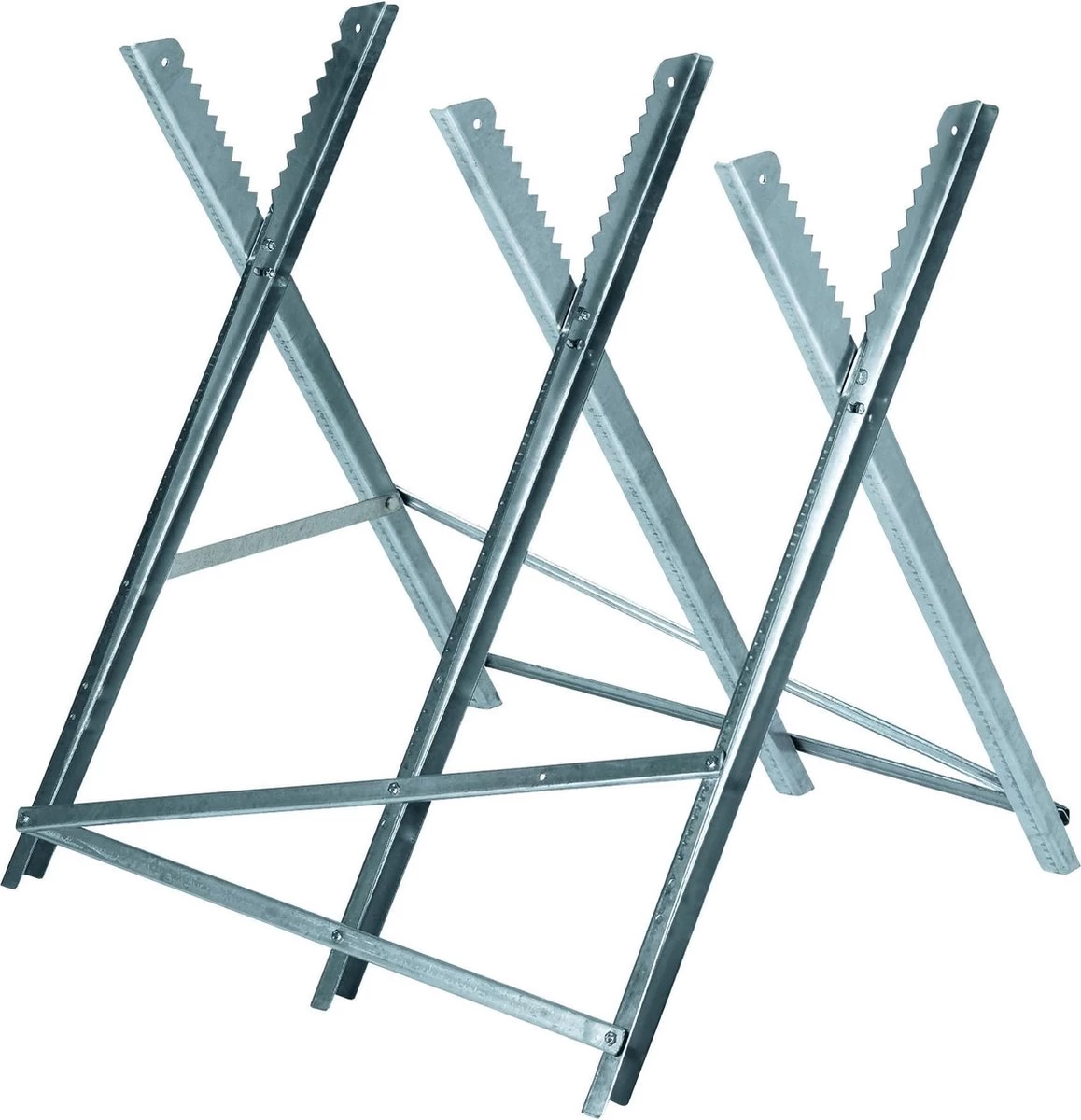 Einhell-kettingzaagstandaard (max. 150 Kg - Verzinkte Metalen Hoekprofielen - Extra Dwarsbalken - Tanden Voorkomen Verdraaiing Van Het Hout - 3 Werkhoogtes - Inklapbaar) 1 Einhell-kettingzaagstandaard (max. 150 Kg - Verzinkte Metalen Hoekprofielen - Extra Dwarsbalken - Tanden Voorkomen Verdraaiing Van Het Hout - 3 Werkhoogtes - Inklapbaar)