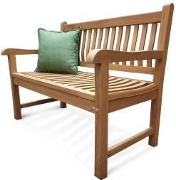 Merkloos TIERRA | Tuinbank Van Teak Comfort Plus + | 150 Cm - 3-Persoons / 3-Zits | Naturel / Original | BONANY Luxe | Geschuurd & Olie Op Waterbasis | Klassiek & Traditioneel | Stevig | Tuinzetel | Bank Voor Tuin -Gardena Winkel 1171x1200