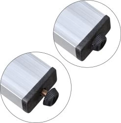 Casaria Polyrattan Tuinbank – 2 Zits UV-bestendig - Zwart -Gardena Winkel 1175x1200