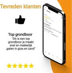 Grondboor Voor Boormachine - 8x25 Cm - Zwart -Gardena Winkel 1176x1200 11