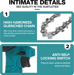 Merkloos Mini Accu Kettingzaag - 4 Inch Elektrische Boomzaag - Handkettingzaag - Met 2 Accu En 1 Oplader - Voor Tuinboom Ranch Bomen Snijden Hout- Blauw 30 Merkloos Mini Accu Kettingzaag - 4 Inch Elektrische Boomzaag - Handkettingzaag - Met 2 Accu En 1 Oplader - Voor Tuinboom Ranch Bomen Snijden Hout- Blauw -Gardena Winkel 1179x1200 2