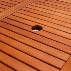 Merkloos Tuintafel Acaciahout - 160x85x75cm - FSC-gecertificeerd -Gardena Winkel 1198x1200 3