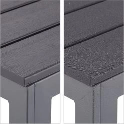 Relaxdays Tuintafel Vierkant - Grijze Buitentafel - Eettafel Tuin - Moderne Balkontafel 11 Relaxdays Tuintafel Vierkant - Grijze Buitentafel - Eettafel Tuin - Moderne Balkontafel -Gardena Winkel 1198x1200 4