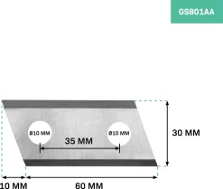 VONROC Hakselaar Messen – Voor GS502AC Hakselaar / Shredder – 2 St. Hakselaar Vervangingsmessen 5 VONROC Hakselaar Messen – Voor GS502AC Hakselaar / Shredder – 2 St. Hakselaar Vervangingsmessen -Gardena Winkel 1200x1015 1