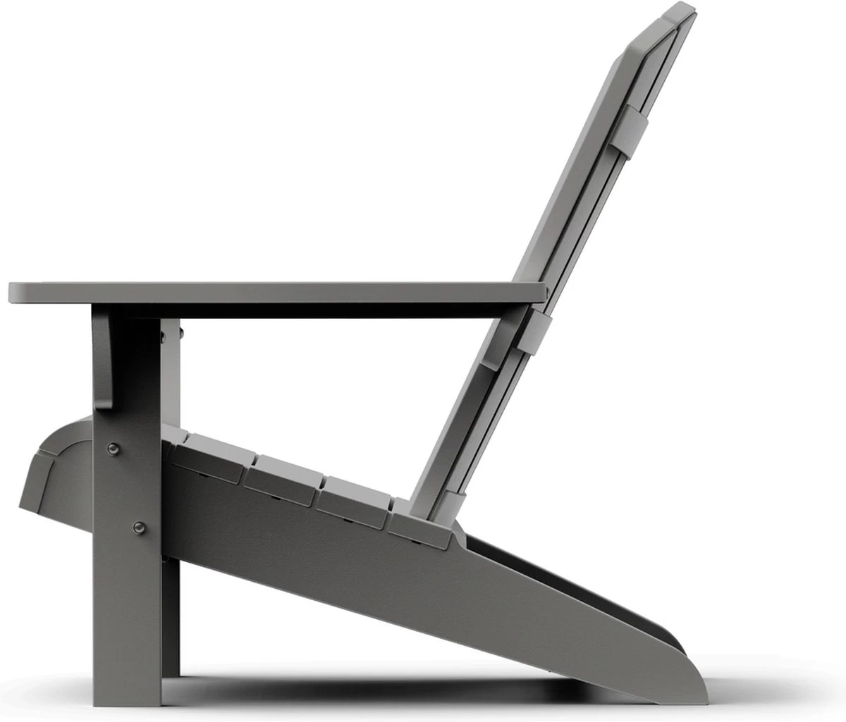 Keter Troy Adirondack Tuinstoel - Set Van 2 - 81x80x96,5cm - Lichtgrijs 4 Keter Troy Adirondack Tuinstoel - Set Van 2 - 81x80x96,5cm - Lichtgrijs - Afbeelding 4