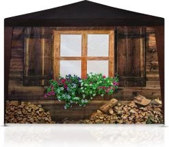 Casaria Apres-Ski Hut Party Tent - 18m² - 3x6m Met 6 Zijpanelen -Gardena Winkel 1200x1038 1