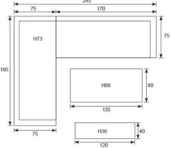 Merkloos Rocco | Loungeset Hoekset Tuinset | Aluminium| Hoekbank, Tuinbank, Tuintafel | 8 Zitplaatsen -Gardena Winkel 1200x1039