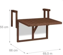 Relaxdays Balkontafel Inklapbaar - Klaptafel Balkon - Tafel Reling - Hangtafel Hout 20 Relaxdays Balkontafel Inklapbaar - Klaptafel Balkon - Tafel Reling - Hangtafel Hout -Gardena Winkel 1200x1060 3