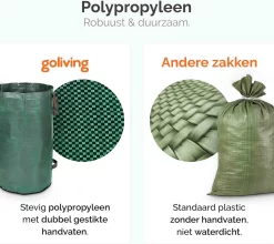 Goliving Tuinafvalzak - Set Van 2- Tuinafvalzakken Opvouwbaar - Tuinzak - Tuinafvalemmer - 2x 280 Liter - Groen 10 Goliving Tuinafvalzak - Set Van 2- Tuinafvalzakken Opvouwbaar - Tuinzak - Tuinafvalemmer - 2x 280 Liter - Groen -Gardena Winkel 1200x1068 4