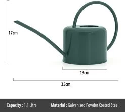 CKB LTD - Gieters - Gieter - Retro - Gietertje - Kleine Gieter Voor Binnen En Buiten - 1 Liter - Groen Plantengieter Tuingieter Bloemengieter Mini Klein Metaal Binnenplantjes Gietertjes Tuingieters Vintage Kamerplanten Buitengieter Binnenshuis -Gardena Winkel 1200x1079 2