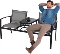 Pro Garden ProGarden Tuinbankje Met Tafel Tweepersoons -Gardena Winkel 1200x1081