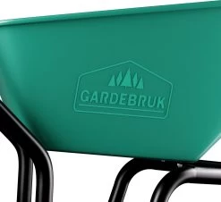 Gardebruk Kruiwagen 100 L - Kunststof Kuip – Tot 150KG Groen -Gardena Winkel 1200x1099 2