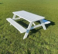 Goedkopepicknicktafels.nl | Witte XL Picknicktafel | Tuintafel 6 Persoons | Wit Gespoten Gedroogd Grenen Hout! 13 Goedkopepicknicktafels.nl | Witte XL Picknicktafel | Tuintafel 6 Persoons | Wit Gespoten Gedroogd Grenen Hout! -Gardena Winkel 1200x1112