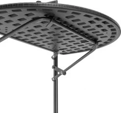 Relaxdays Balkontafel Inklapbaar, Balkon Tafel Rotan, Hangtafel Reling - Zwart -Gardena Winkel 1200x1122