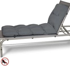 Beautissu Flair RL – Ligbedkussen Tuinkussen Ligstoel – Zonnebed Kussen Voor Tuin Meubelen 190x60x8 Cm Antraciet -Gardena Winkel 1200x1123 2