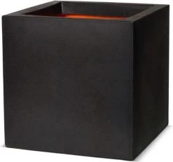 Capi Europe - Bloempot Vierkant Smooth NL - 30x30x30 - Zwart - Voor Binnen En Buiten - KBL902 -Gardena Winkel 1200x1129 2