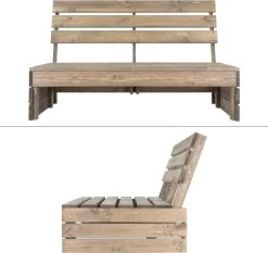 Pro Garden Palletbank - 120 Cm - 2-zits -Gardena Winkel 1200x1130 1