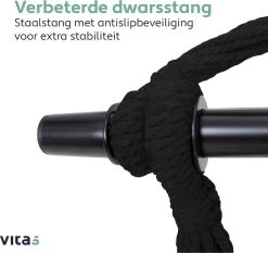 Vita5 XXL Hangstoel | Binnen&Buiten Hangnest | Incl. 2 Kussens En Boekenvak | Volwassenen&Kinderen | Hangmatstoel Tot 225kg | Grijs 17 Vita5 XXL Hangstoel | Binnen&Buiten Hangnest | Incl. 2 Kussens En Boekenvak | Volwassenen&Kinderen | Hangmatstoel Tot 225kg | Grijs -Gardena Winkel 1200x1133 1