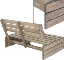 Pro Garden Palletbank - 120 Cm - 2-zits -Gardena Winkel 1200x1139 1