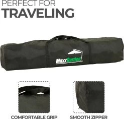 MaxxGarden Easy-up Partytent - 3x3m - Standaard - Waterdicht - Opvouwbaar - Inclusief Draagtas - Antraciet -Gardena Winkel 1200x1146 6