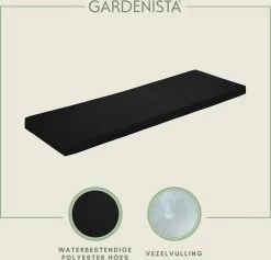 Gardenista Tuinbank Kussen - Bank Meubilair Buiten 2-zitter ZitKussen - Bankkussen Voor Tuin - Zitkussen Voor Tuinbank - Zachte En Lichtgewicht Waterbestendig Materiaal -Gardena Winkel 1200x1149 1