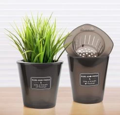 Merkloos Kruidenpot Waterreservoir Verse Kruiden Plantenpot Met Watergeefsysteem Voor Vensterbank Keuken Kruidentuin Binnen Set Van 10 Stuks Zwart -Gardena Winkel 1200x1152 6