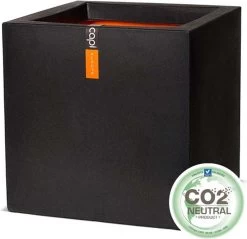 Capi Europe - Bloempot Vierkant Smooth NL - 50x50x50 - Zwart - Voor Binnen En Buiten - KBL904 33 Capi Europe - Bloempot Vierkant Smooth NL - 50x50x50 - Zwart - Voor Binnen En Buiten - KBL904 -Gardena Winkel 1200x1159 3