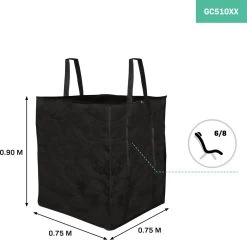 VONROC Premium Opbergtas Voor Lounge/tuinset Kussens – 75x75x90cm – Voor 6 Tot 8 Kussens -Gardena Winkel 1200x1167 1