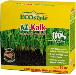 ECOstyle AZ Kalk Micro Korrel – Voor Gazon, Sier- En Moestuin - Corrigeert Zuurgraad Direct En Langdurig - Werkt Tegen Mos - CO2-Neutraal – 265 M² - 20 KG -Gardena Winkel 1200x1181 6