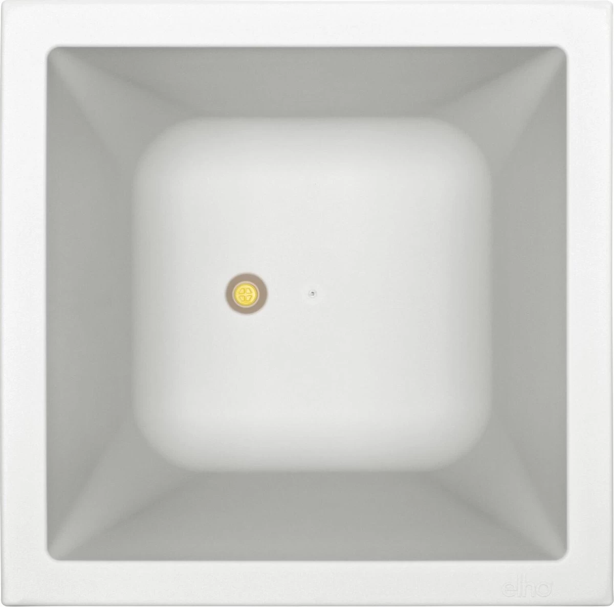 Elho Vivo Matt Finish Vierkant Wielen 40 - Grote Plantenbak Voor Binnen & Buiten - Gemaakt Van Gereycled Plastic - L 39 X W 39 X H 41 Cm - Wit 3 Elho Vivo Matt Finish Vierkant Wielen 40 - Grote Plantenbak Voor Binnen & Buiten - Gemaakt Van Gereycled Plastic - L 39 X W 39 X H 41 Cm - Wit - Afbeelding 3