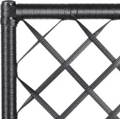 Casaria Polyrattan Plantenbak - Met Klimoprek - 3 Bakken Zwart -Gardena Winkel 1200x1190 6