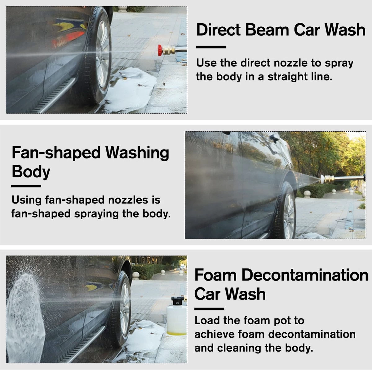 Merkloos Drillpro Elektrische Accu - Hogedrukreiniger - 30Bar - Multifunctioneel Mondstuk - Draagbaar Oplaadbaar Snoerloos - Zwart 8 Merkloos Drillpro Elektrische Accu - Hogedrukreiniger - 30Bar - Multifunctioneel Mondstuk - Draagbaar Oplaadbaar Snoerloos - Zwart - Afbeelding 8
