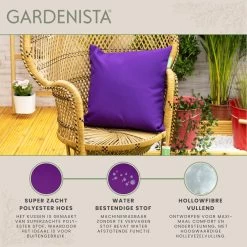 Gardenista Sierkussens - Hollow Fibre Gevuld 45cm Binnenkussen - Tuinkussens Voor Binnen En Buiten - Kussentjes Woonkamer -Gardena Winkel 1200x1198 4