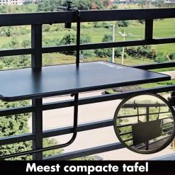 Balkontafel Inklapbaar – Zwart – 60 X 60 X 70 Cm – Hout Balkontafeltje Hangend Balkonbar Balkontafels Opklapbaar Hangtafel Balcony Table – Ophangbaar Voor Aan Het Balkon – Vouwtafel Wandtafel Inklapbare Tafel – Bijzettafel – Buiten Tafeltje Klaptafel -Gardena Winkel 1200x1199 10